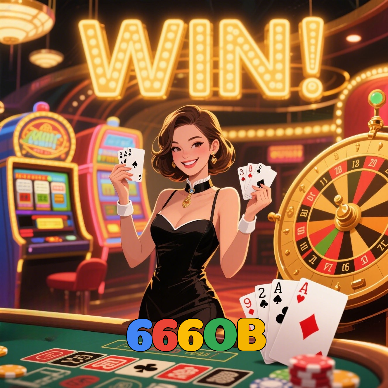 666OB：Gire as slots e vença com grandes prêmios!
